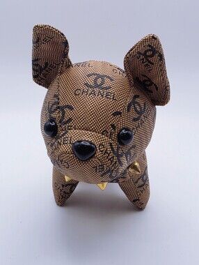 Brown Frenchie Bag Charm Keychain – Designer Inspired Dog Accessory